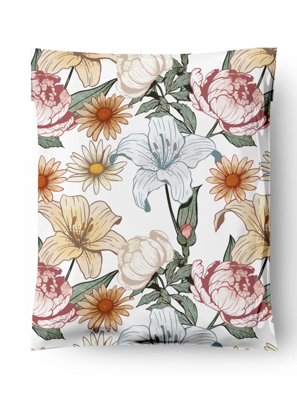 NEW PRINT! 🥀 20 Vintage Fall Floral Poly Mailers 10 x 13
